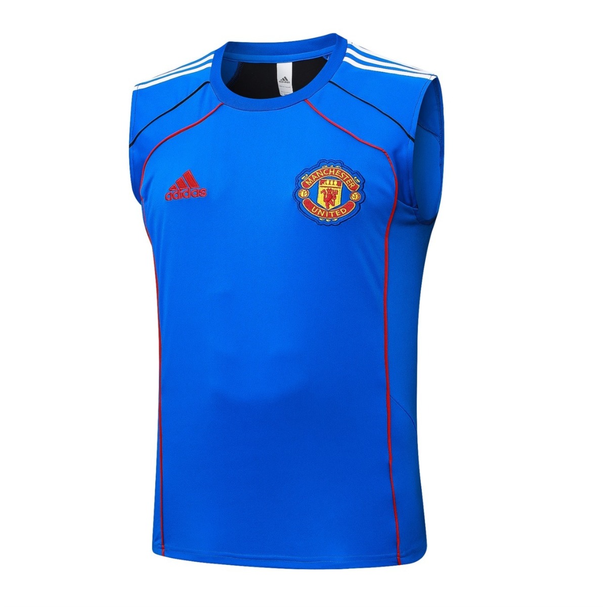 2026 Manchester United Colorful Blue Training Set Shirtand Shorts