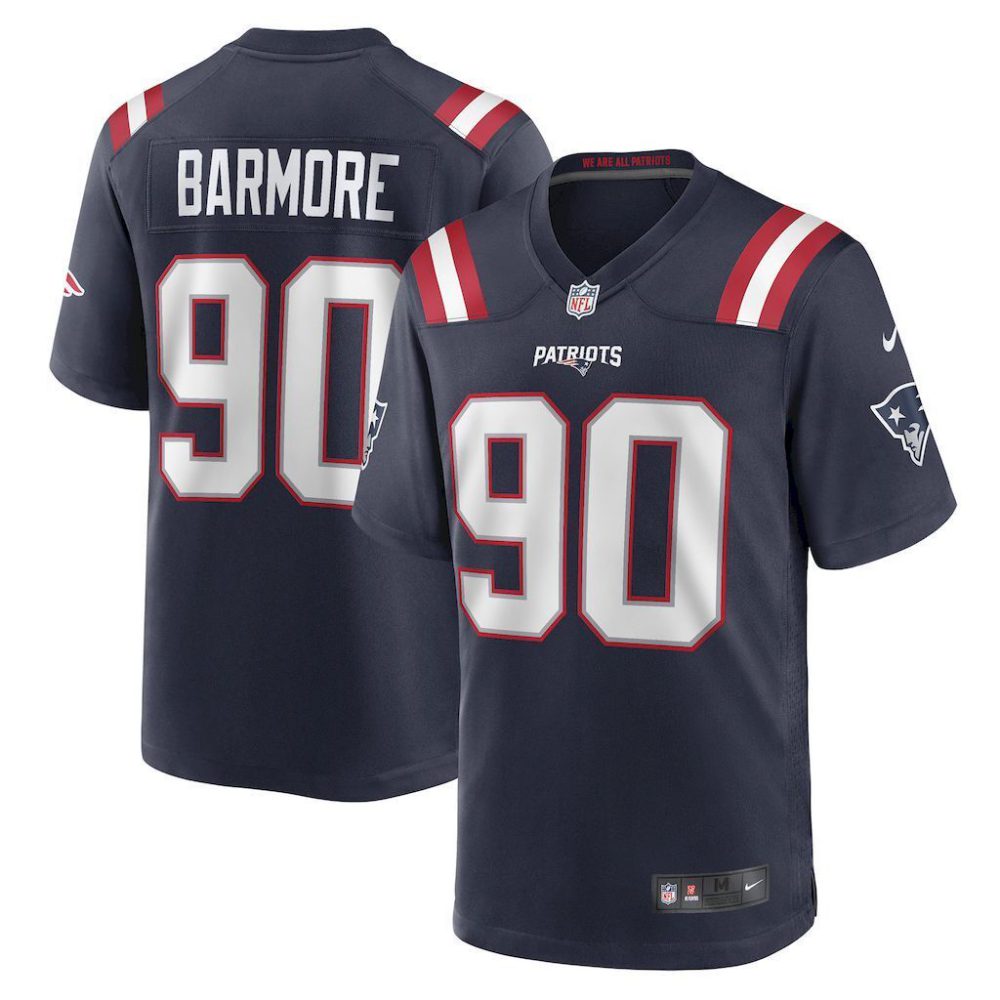 NFL New England Patriots Jeysey BARMORE #90