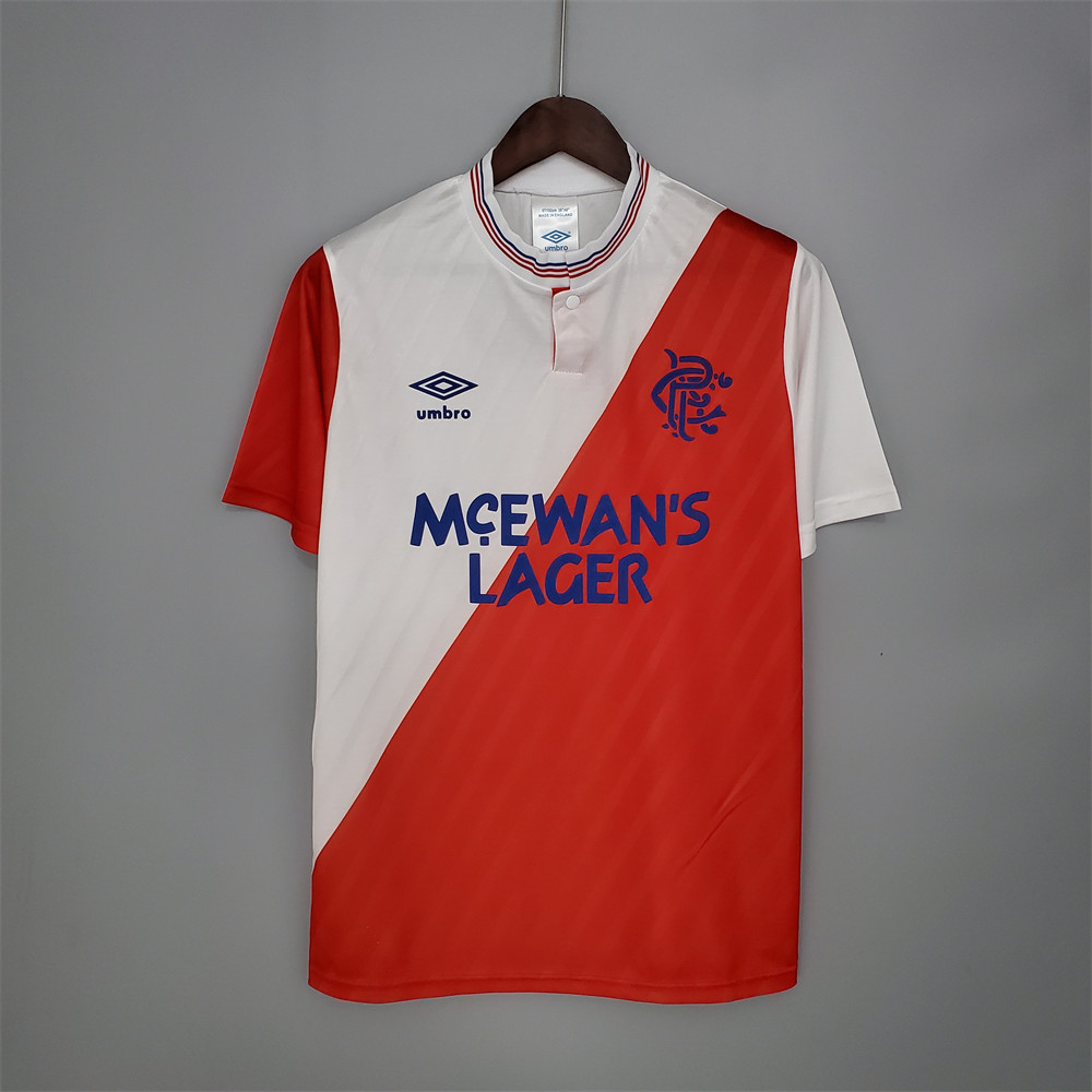 Retro Rangers 87/88 Away jersey Fan Version