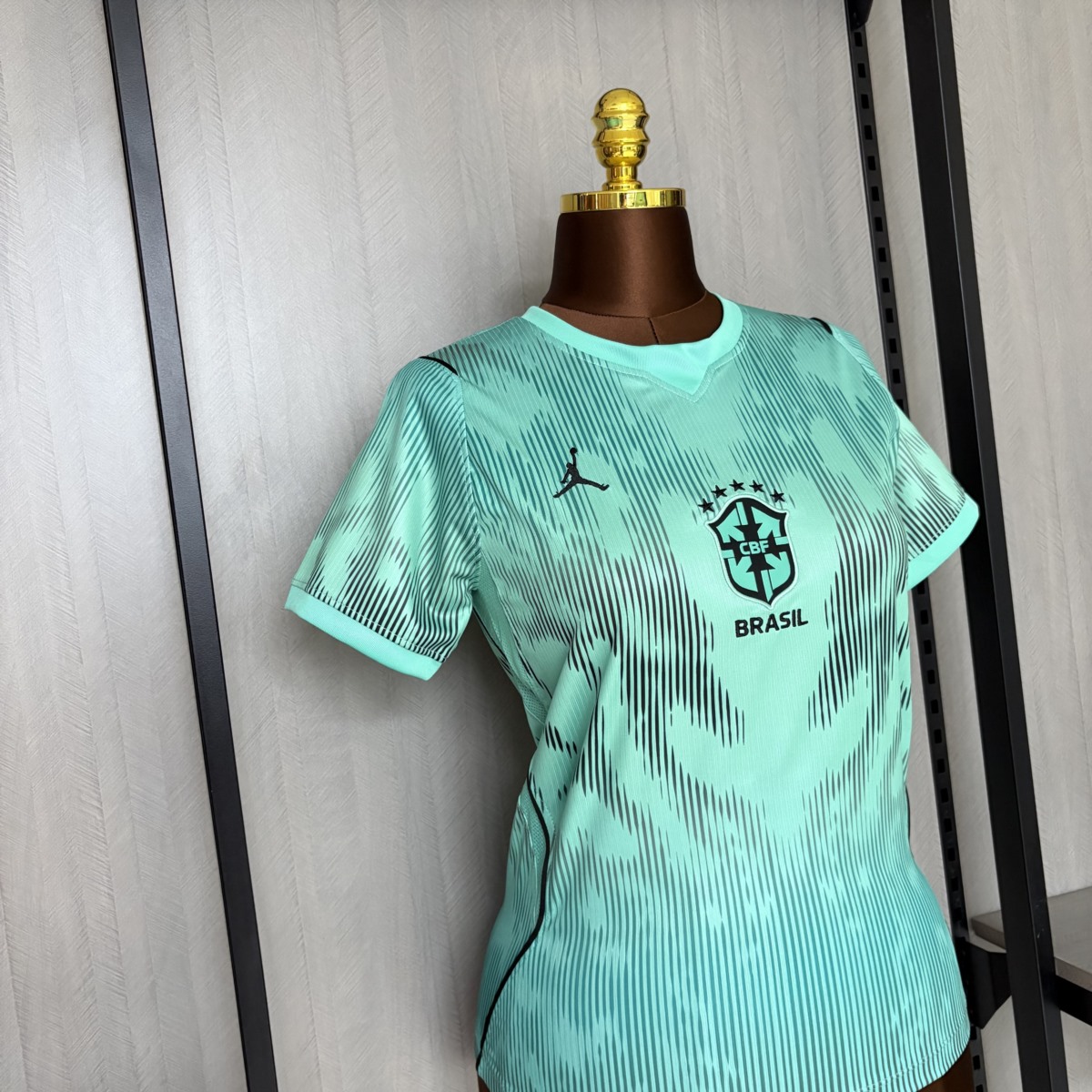 Brazil 2026 World Cup Goalkeeper Green Womens Jersey