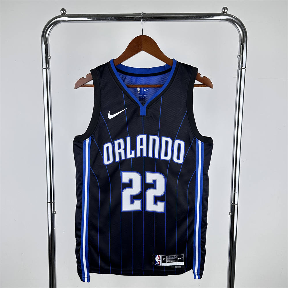 NBA Orlando Magic V-Neck Jersey Dark Blue WAGNER#22 S-XXL