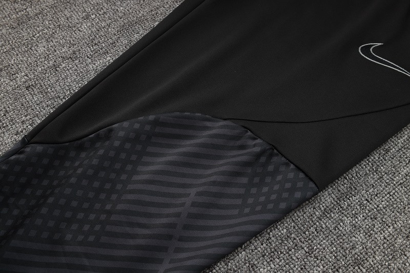 24/25 Corinthians Black Long-sleeved half-pull training kit Football team kit