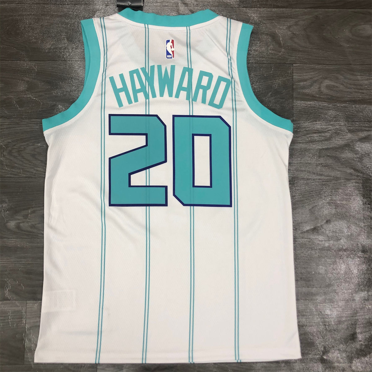 NBA Charlotte Hornets V-Neck White Jersey HAYWARD#20 S-XXL