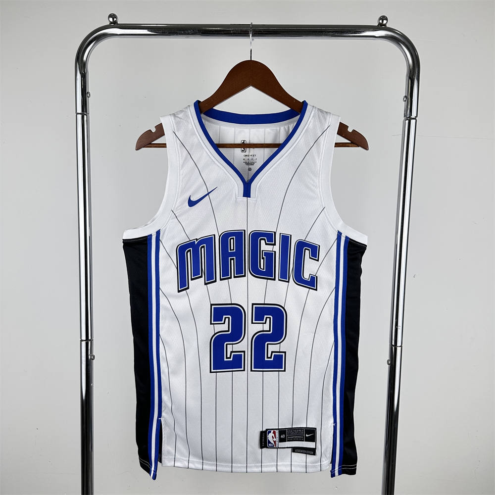 NBA Orlando Magic V-Neck Jersey White WAGNER#22 S-XXL