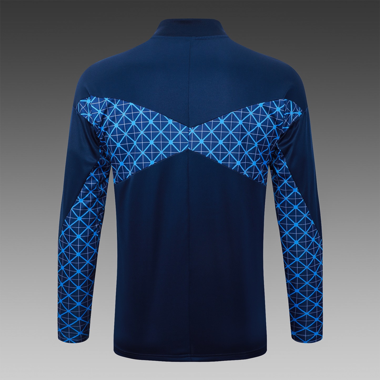202526 Paris royal blue Long-sleeved half-pull training kit Football team kit