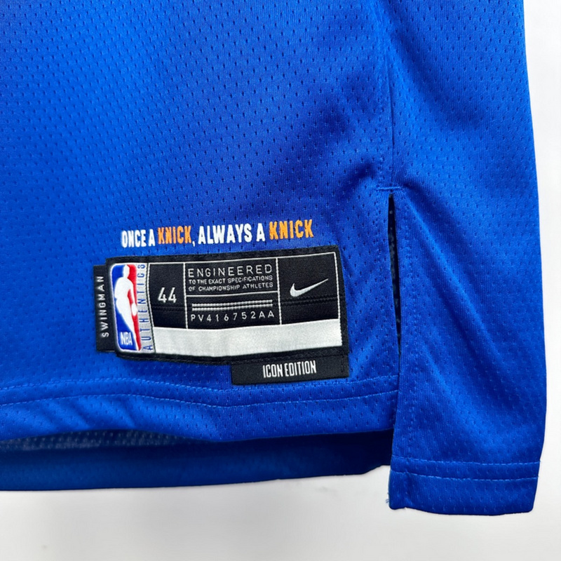 NBA New York Knicks Round Neck Blue jersey CLARKSON#00 S-XXL