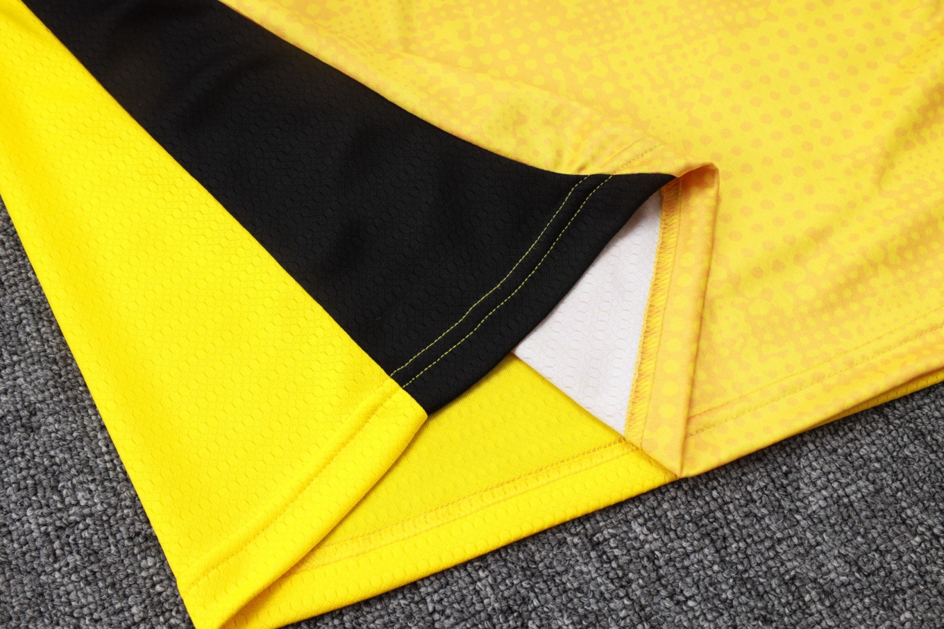 202526 Dortmund Yellow Long-sleeved half-pull training kit Football team kit