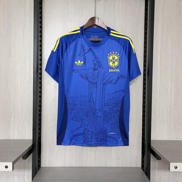2025 Brazil Special Edition Blue jersey Fan Version