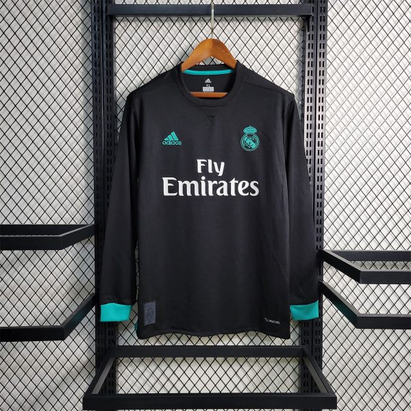 Retro Real Madrid 17/18 Away Long Sleeve jersey Fan Version