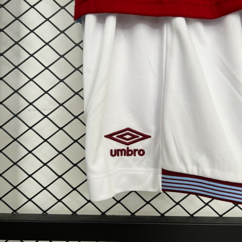 2025/26 West Ham United Home jersey kids Kits size: 16-28