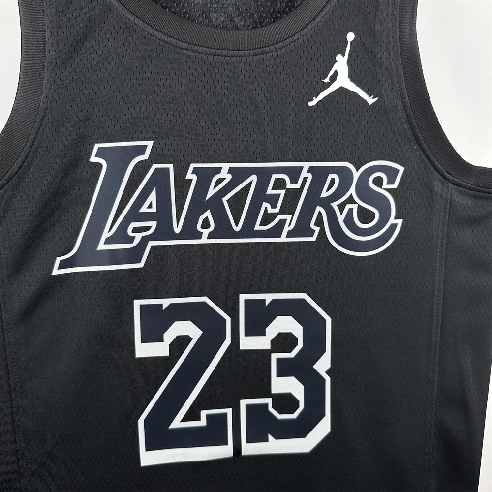 NBA Los Angeles Lakers Honor Edition Black Jersey JAMES#23 S-XXL
