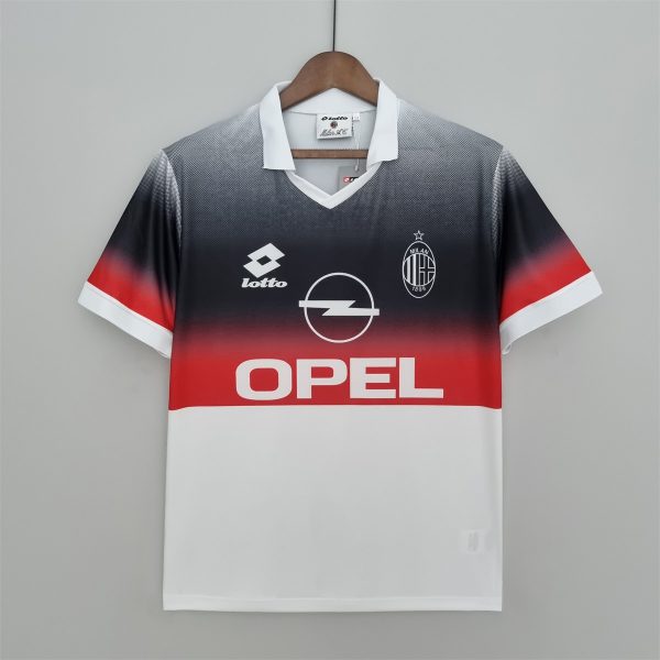 Retro AC Milan 95/96 Training Suit Black & White jersey Fan Version