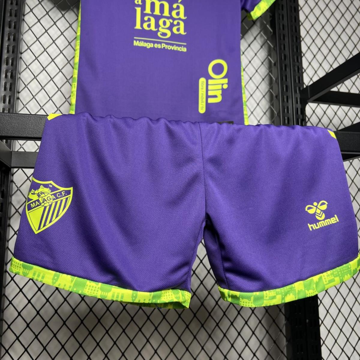 2024/25 Malaga Away jersey Kid Kits Size 16-28