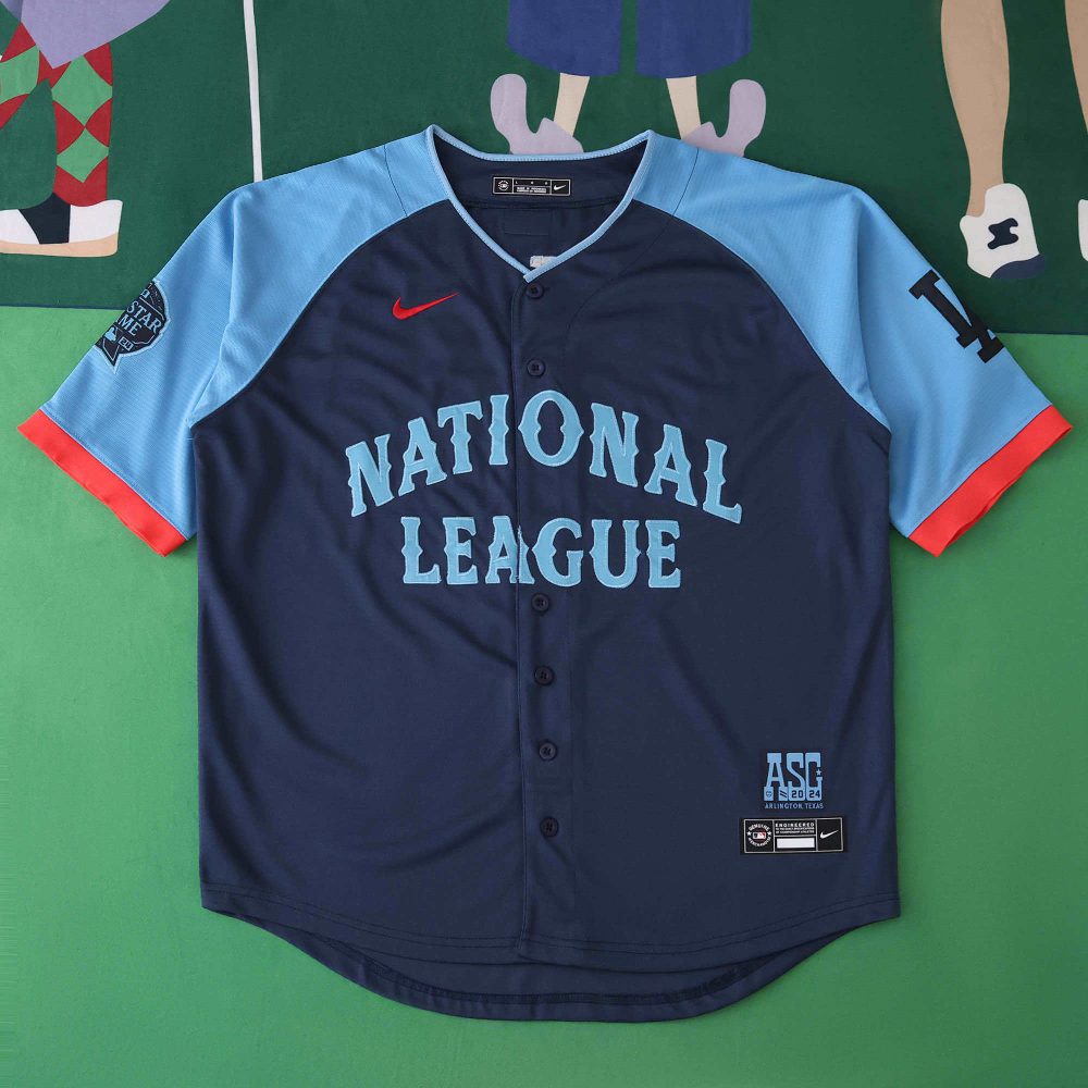 MLB 2025 LosAngeles Dodgers Navy Blue Jersey