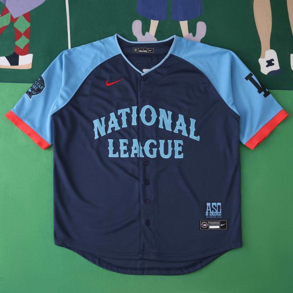MLB 2025 LosAngeles Dodgers Navy Blue Jersey