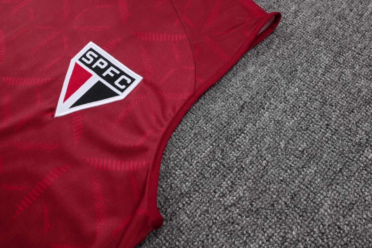 2026 Sao Paulo Maroon Training Set Shirt and Shorts