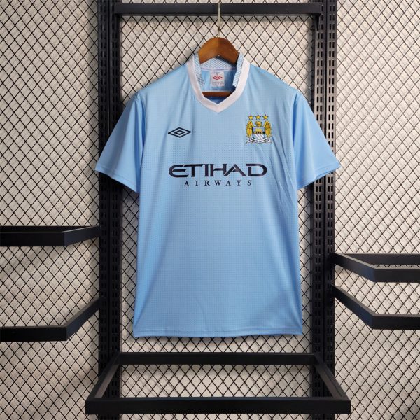 Retro Manchester City 11/12 version home jersey Fan Version