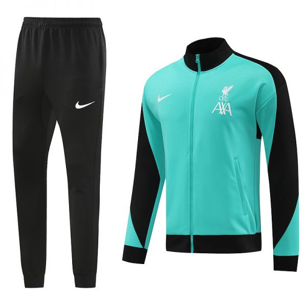 2024 Liverpool Green Jacket Training Suit Set Football Team Shirt Sports Fashion