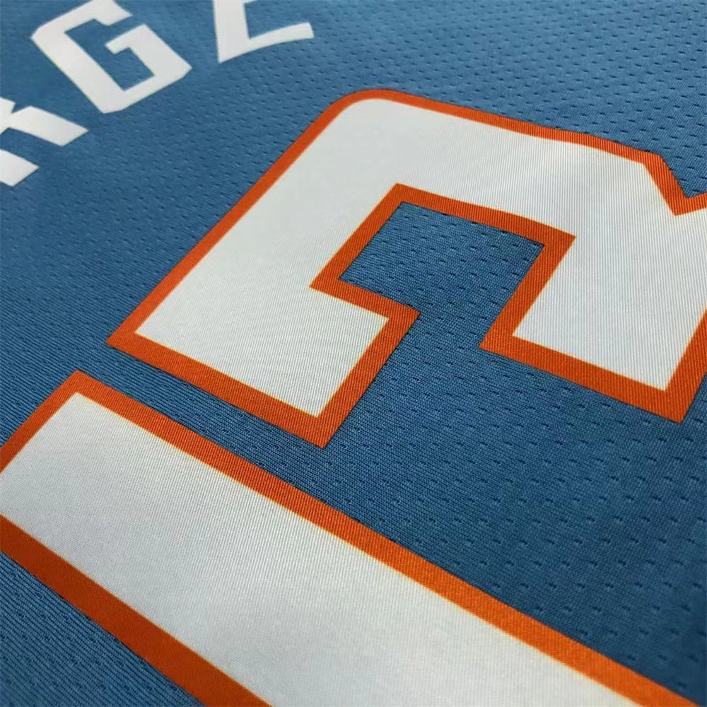 NBA Los Angeles Clippers Round Neck Blue Jersey GEORGE#13 S-XXL