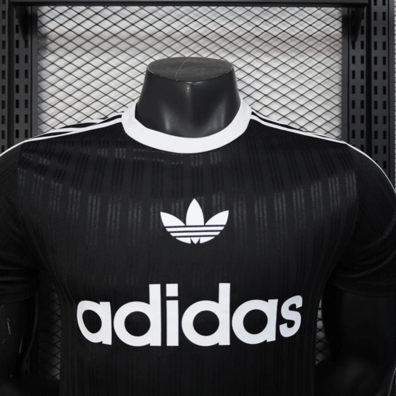 2025/26 Adidas Trefoil casual Black jersey Player Version