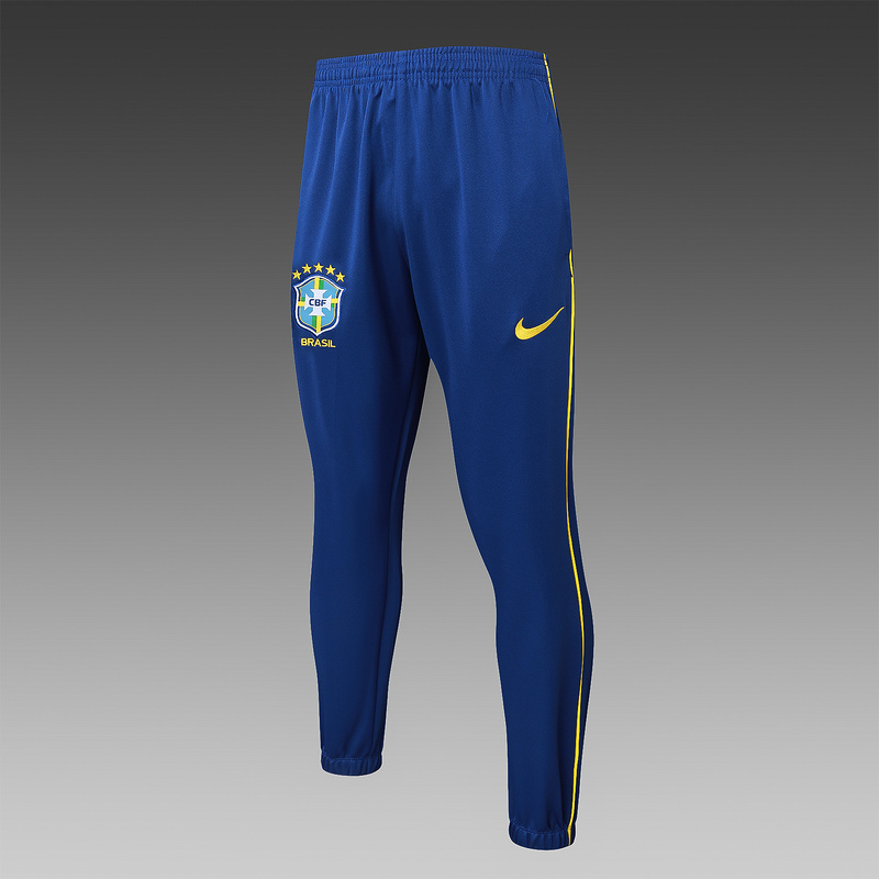 2024/25 Brazil Blue Jacket Training Suit Set Football Team Shirt Sports Fashion