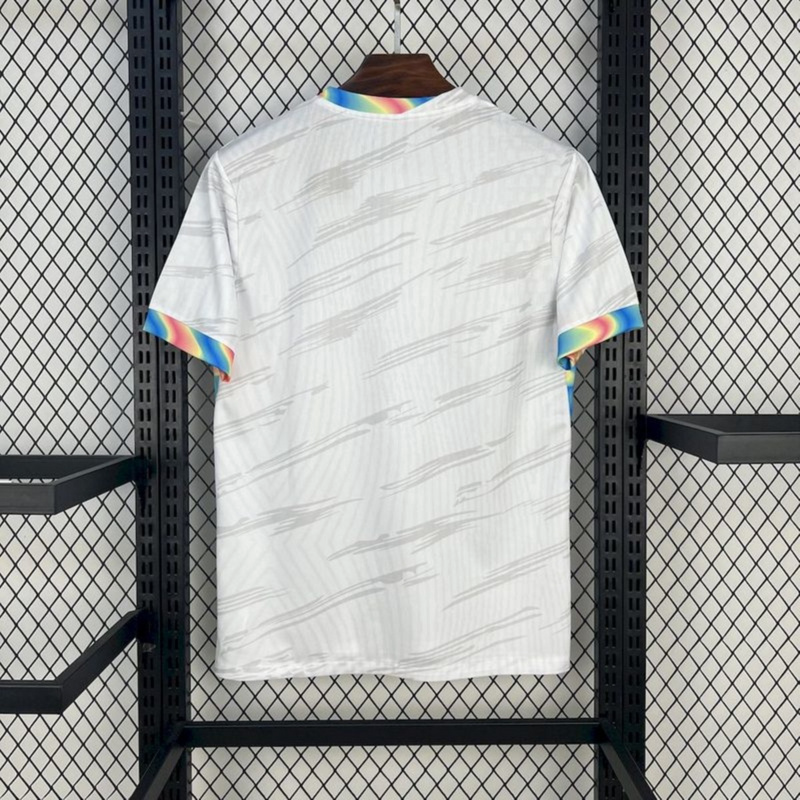 2025/26 Barcelona Special Edition White jersey Fan Version