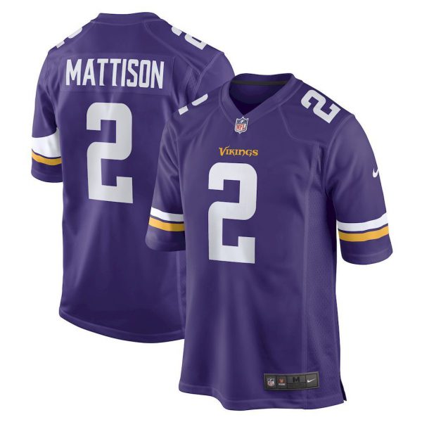 NFL Minnesota vikings Jeysey MATTISON # 2
