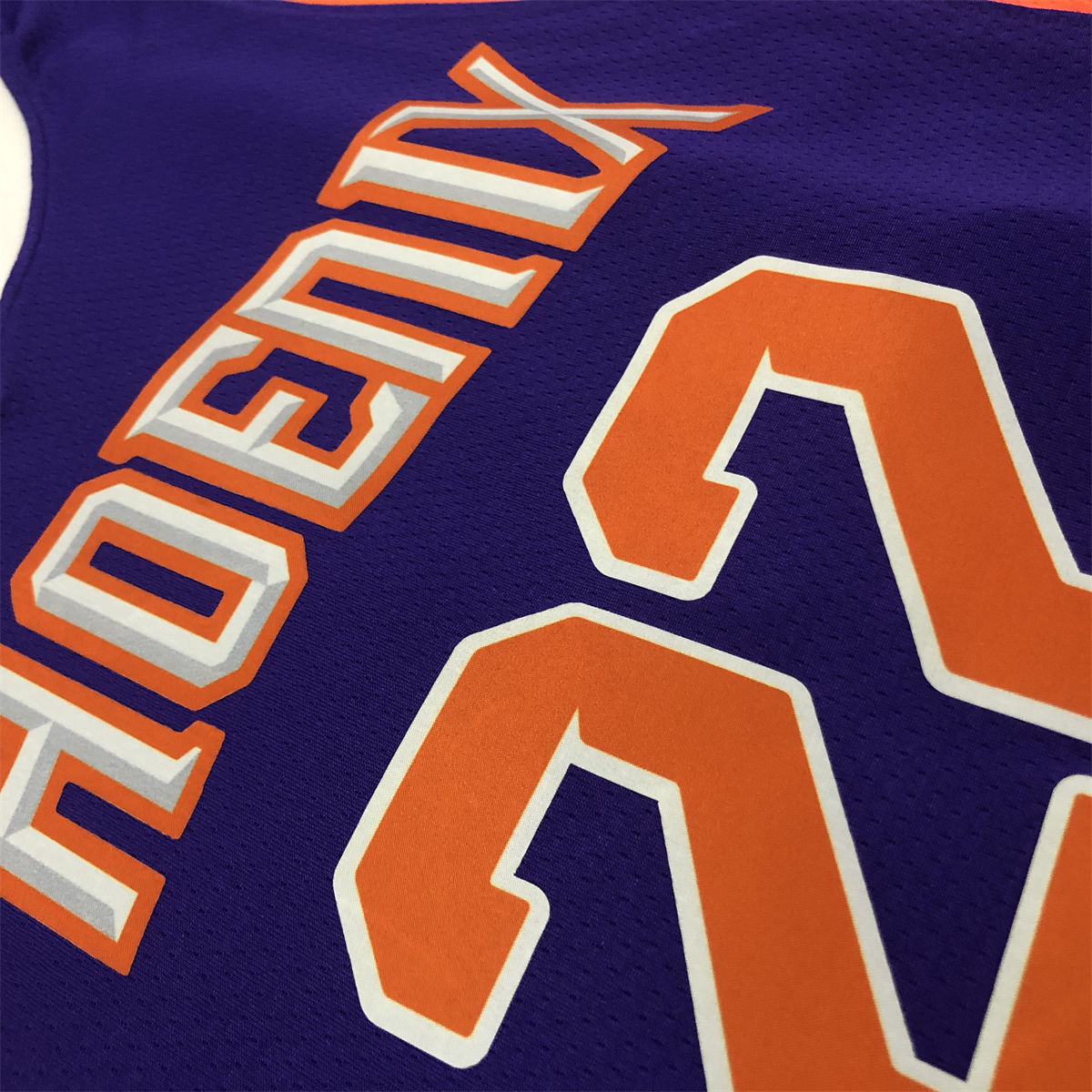 NBA Phoenix Suns V-Neck Purple jersey AYTON#22 S-XXL