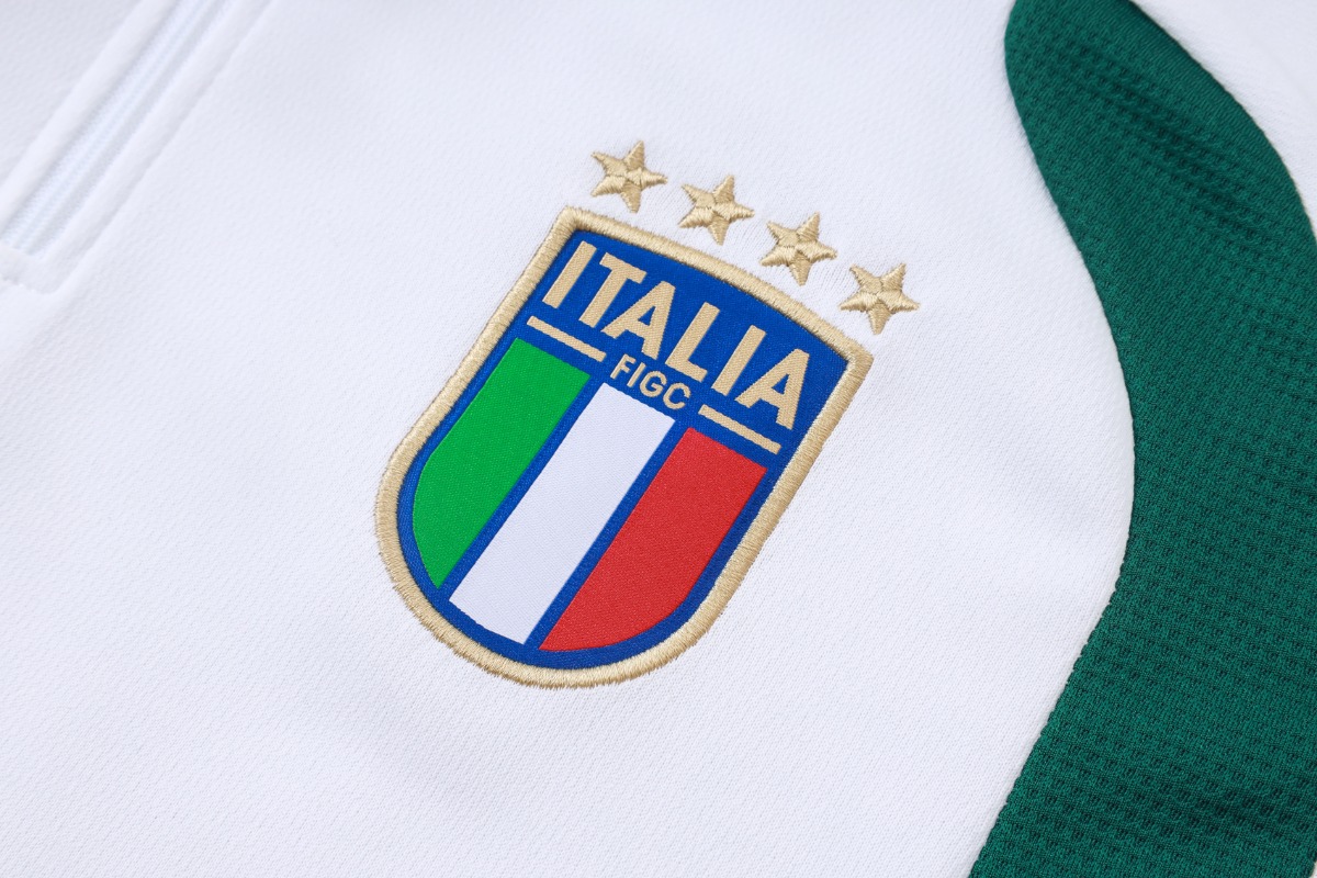 2026 Italy White Training Set Shirt and Shorts