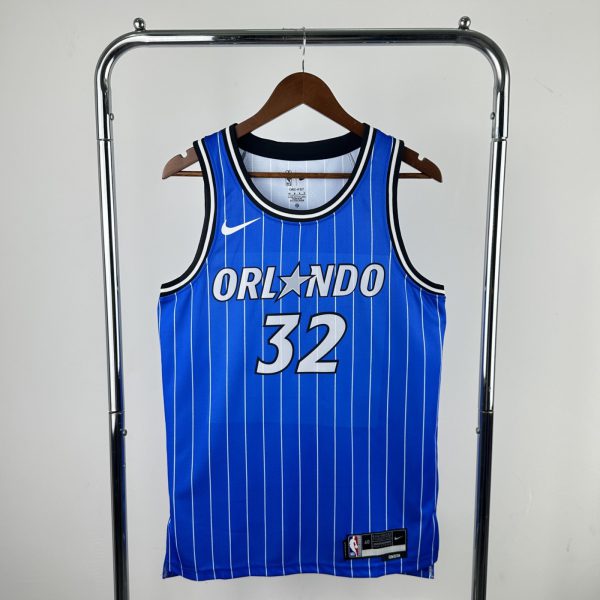 NBA Orlando Magic 2025/26 Round Neck Blue Jersey O'NEAL#32 S-XXL