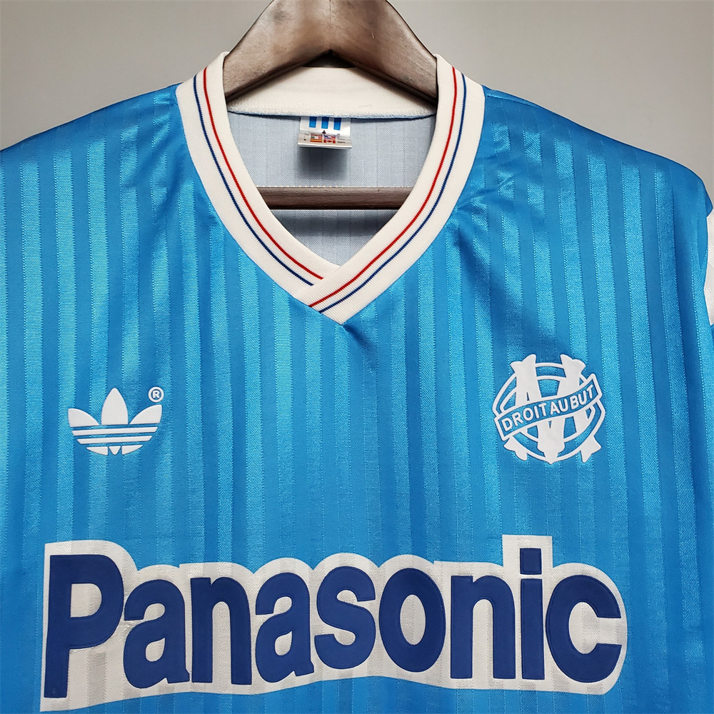 Retro Marseille 1990 Away jersey Fan Version