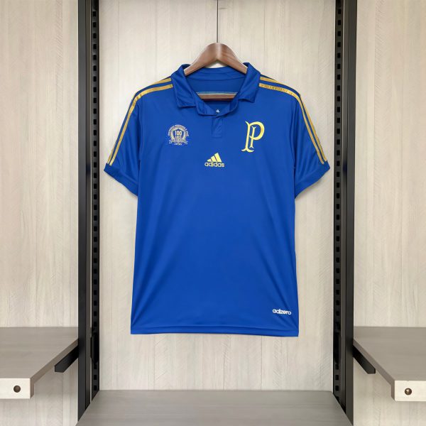 Retro 2014/15 Palmeiras 100th Anniversary Edition Blue Jersey