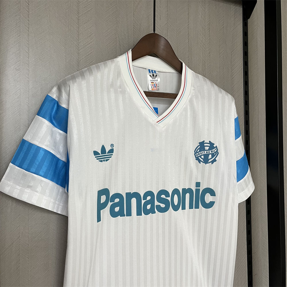 Retro Marseille 1990 Home jersey Fan Version