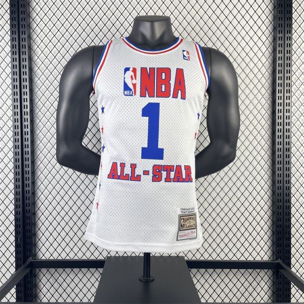 NBA Retro 2003 All-Star White Jersey McGRADY#1 S-XXL