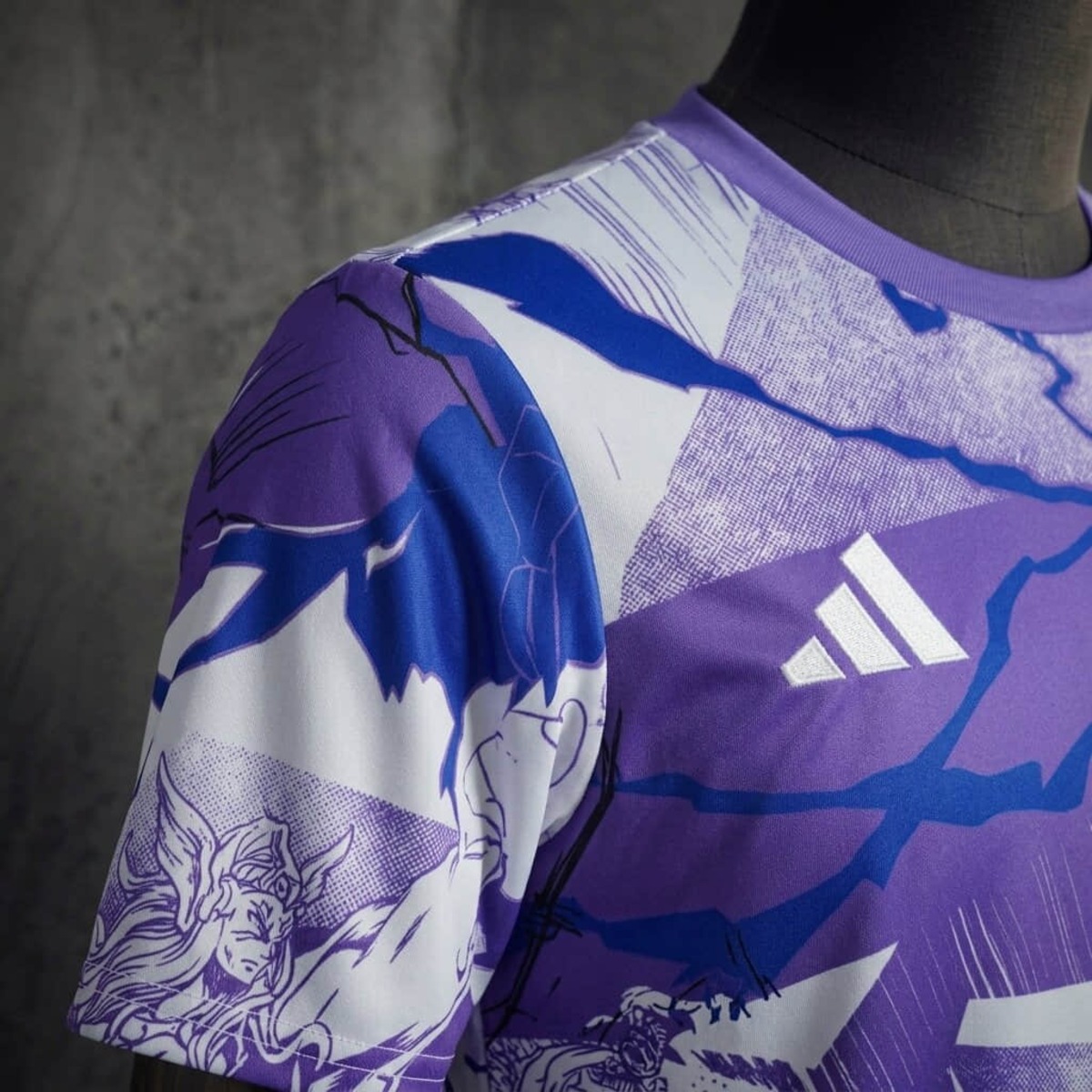 2025/26 Real Madrid Marvel Comics Purple Jersey Fan version