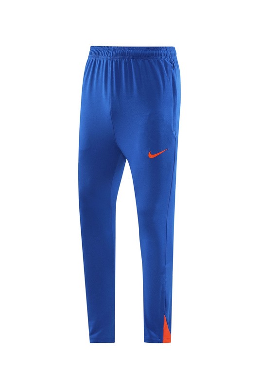 2024 Netherlands Blue Long-sleeved half-pull training kit Football team kit