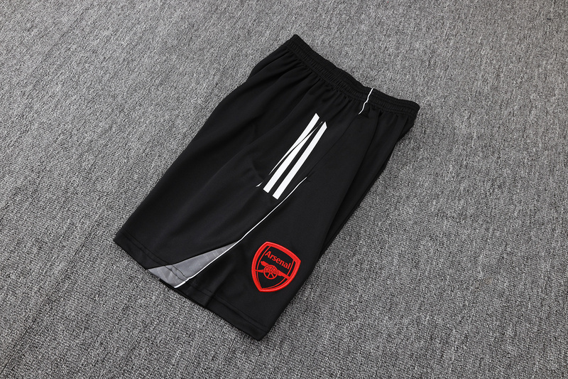 2025/26 Arsenal Black Training Set Shirt and Shorts
