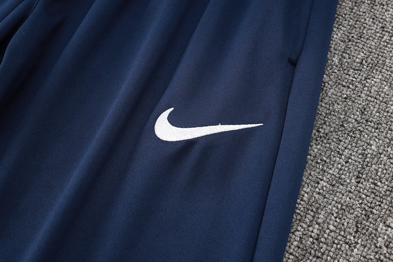 2024 England Royal Blue Long-sleeved half-pull training kit Football team kit