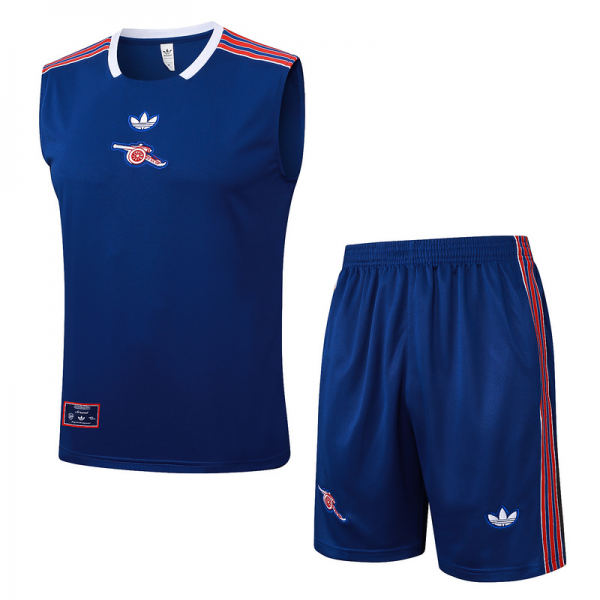 2025/26 Arsenal Blue Training Set Shirt and Shorts