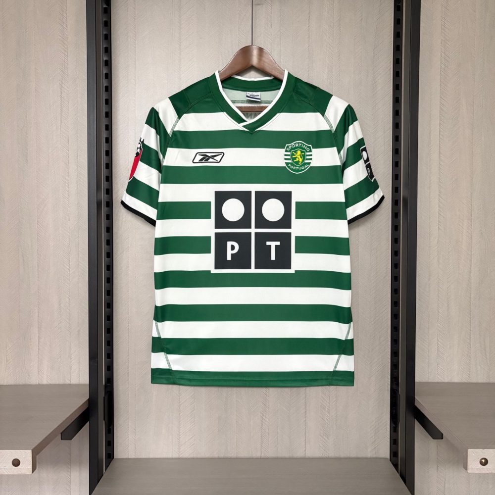Retro Sporting Lisbon 03/04 Home jersey Fan Version