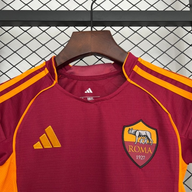 2025/26 Roma Home jersey kids Kits size: 16-28