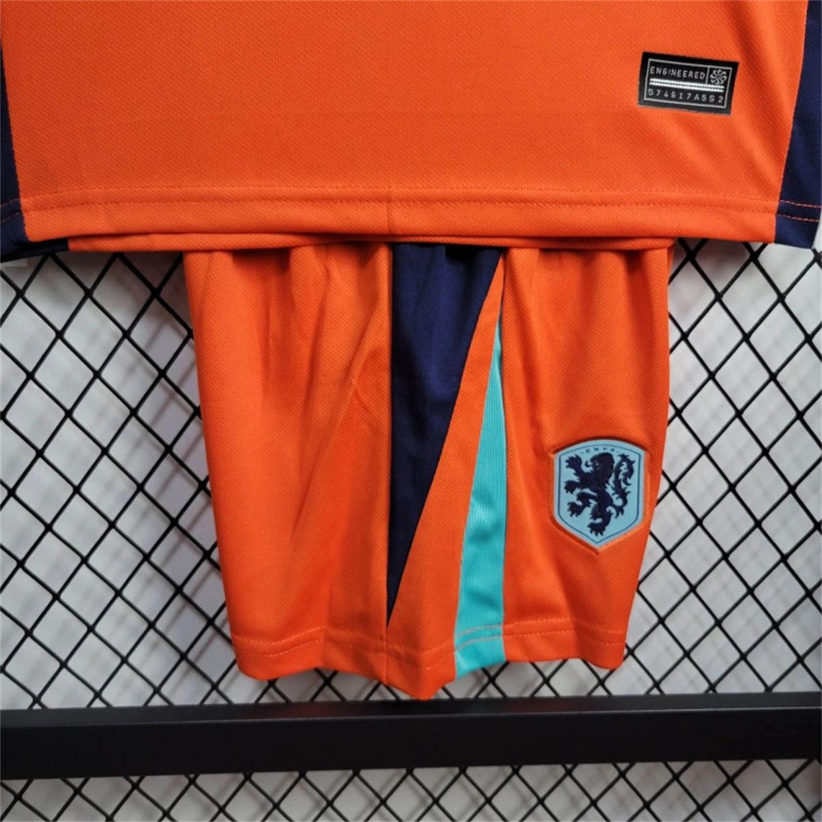 2024/25 Netherlands Euro Home jersey Kid Kits Size 16-28