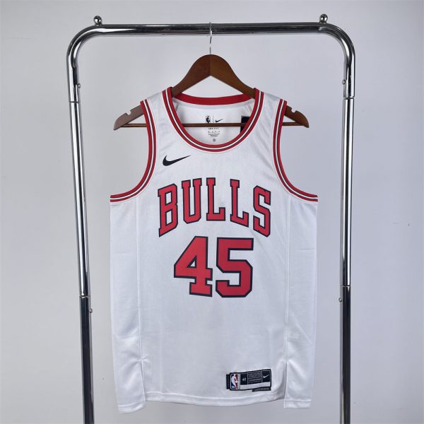 NBA Chicago Bulls JORDAN#45 2022/23 White Icon Edition Swingman Jersey S-XXL