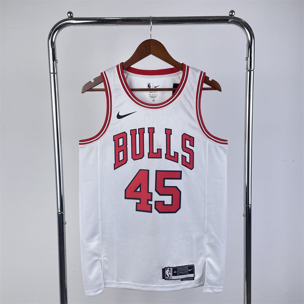 NBA Chicago Bulls JORDAN#45 2022/23 White Icon Edition Swingman Jersey S-XXL