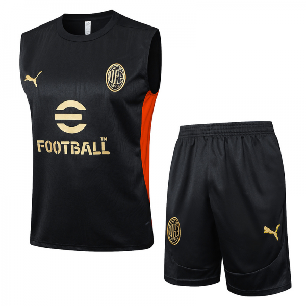24/25 AC Milan White Training Set Shirt and Shorts