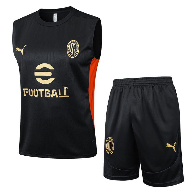24/25 AC Milan White Training Set Shirt and Shorts