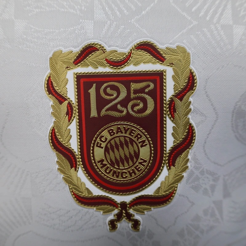 25/26 Bayern Munich 125th Anniversary White jersey Player Version