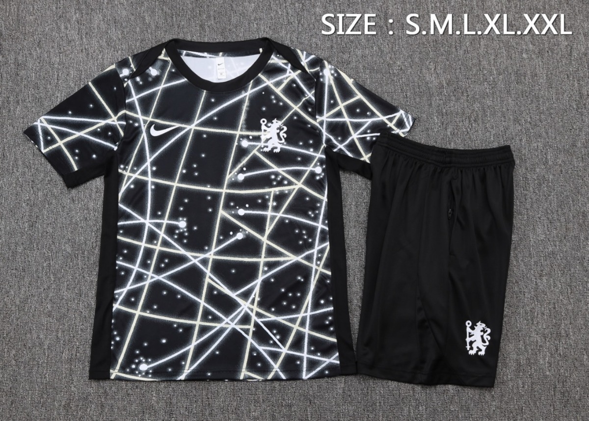 2026 Chelsea Black Training Set Shirt and Shorts