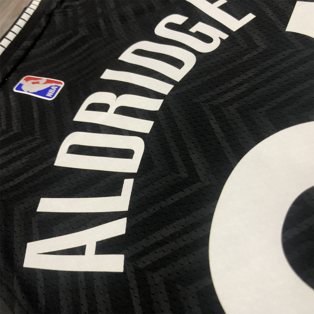 NBA Brooklyn Nets V-Neck Black Jersey ALDRIDGE#21 S-XXL