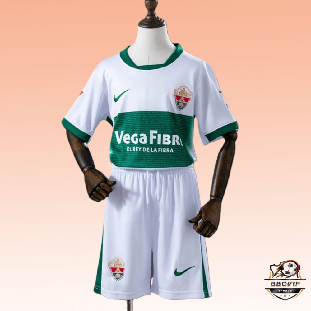 2025/26 Elche Home jersey Kid Kits Size 16-28